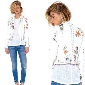 Faux leather moto jacket BlankNyc. Midsummer Dream